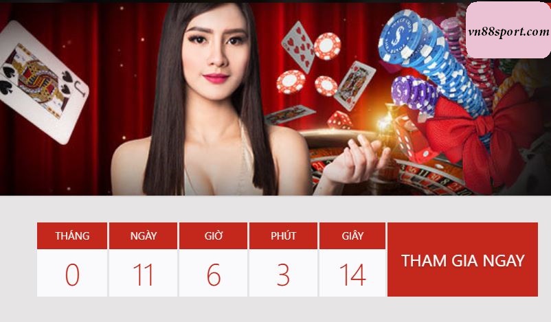 Uu dai thang/thua lien tiap Casino Vn88