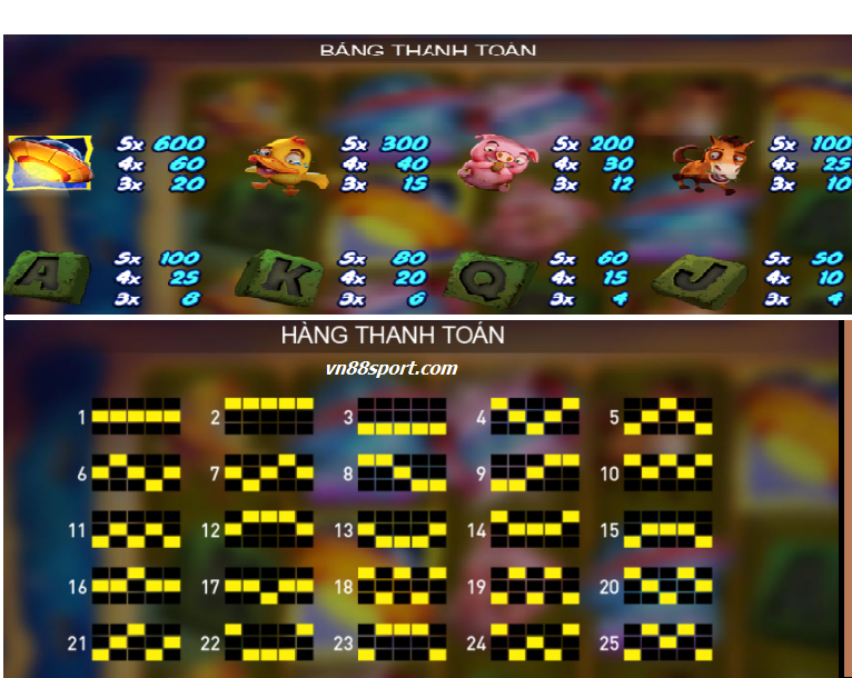 Meo choi UFO Frenzy slots tai Vn88